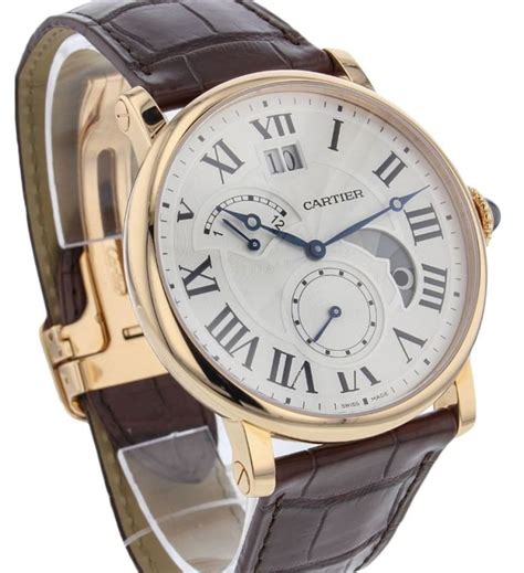 cartier watch round|rotonde de cartier watch price.